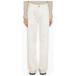 ETRO White denim baggy jeans