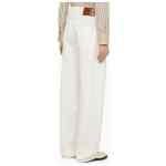 ETRO White denim baggy jeans