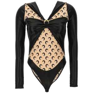Marine Serre All Over Moon Bodysuit