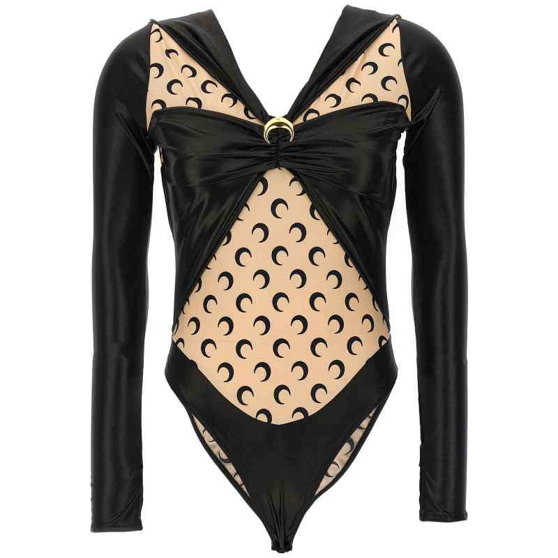 Marine Serre All Over Moon Bodysuit