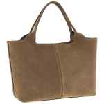 Tod's Small To Medium Suede Shopping Bag