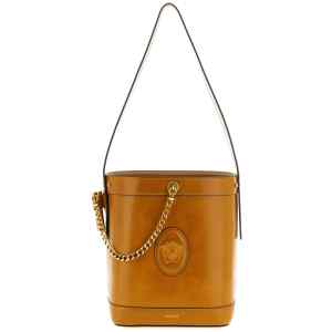 Versace Pivot Small Bucket Bag