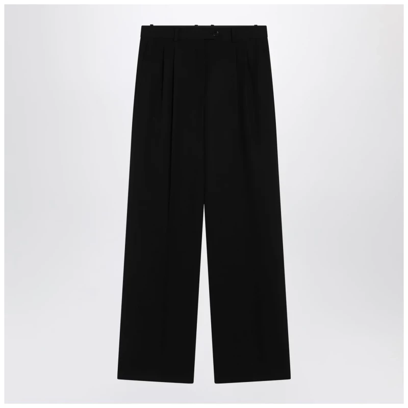 The Row Black wool trousers The Row Black wool trousers