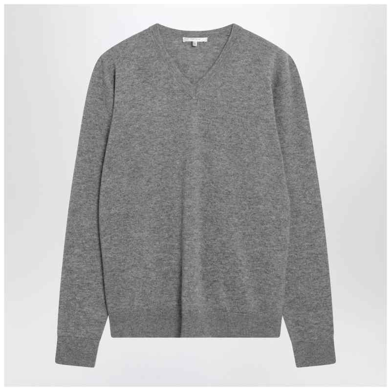The Row Nian sweater in grey cashmere
