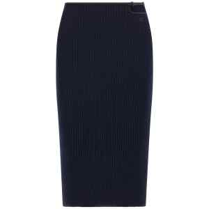 Courreges Loop Rib Knit Skirt