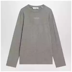 Fear of God Essentials Grey cotton-blend top