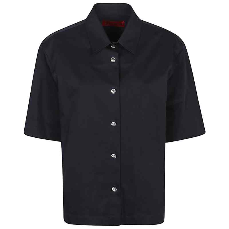 190079130-ss25-thelatestpre-tlw0601ct0194abtpt0457-1 TheLatest Shirts Blue