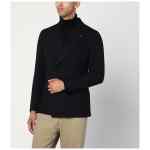 Tagliatore Blue double-breasted wool jacket
