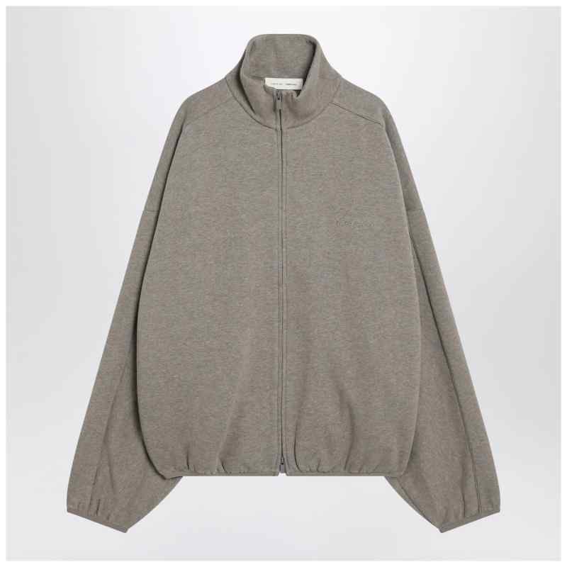 Fear of God Essentials Grey brushed cotton sweatshirt