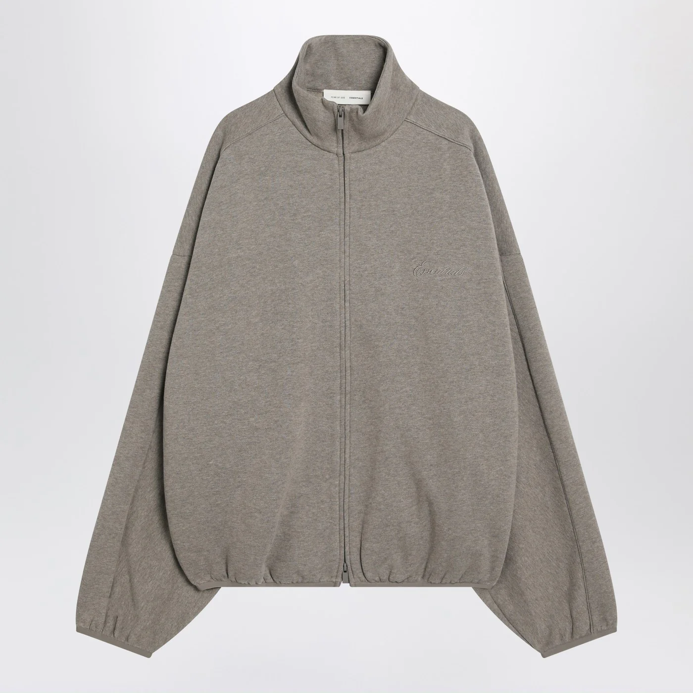 Fear of God Essentials Grey brushed cotton sweatshirt