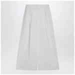 the garment White cotton palazzo trousers