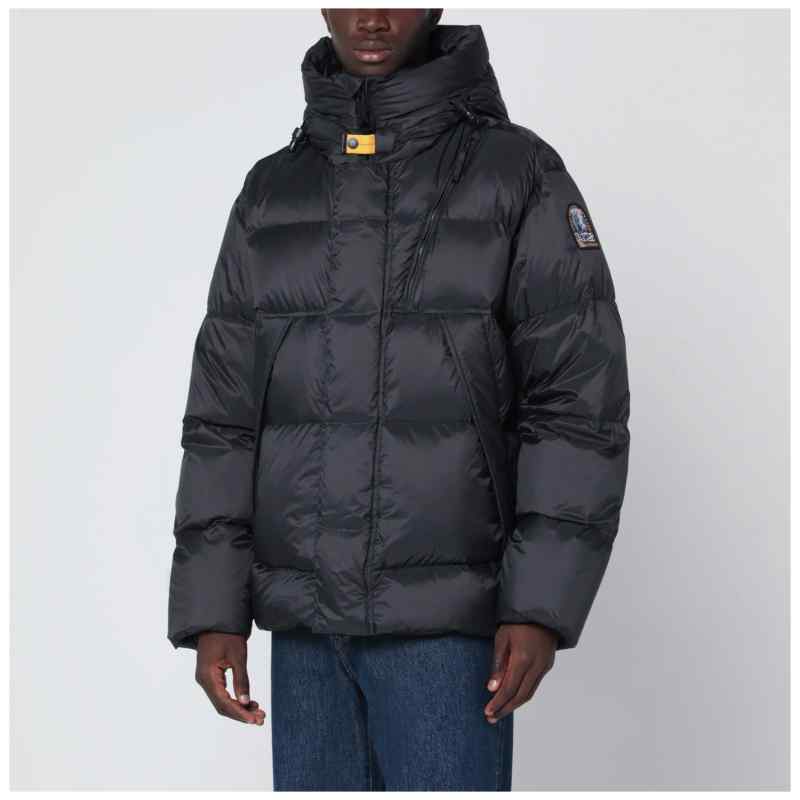 Parajumpers Black Cloud hooded down jacket