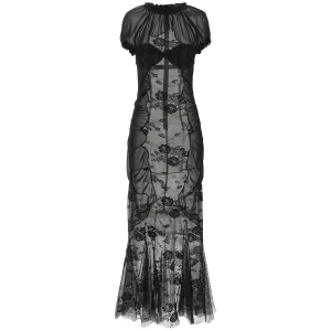 The Attico Lace Tulle Dress