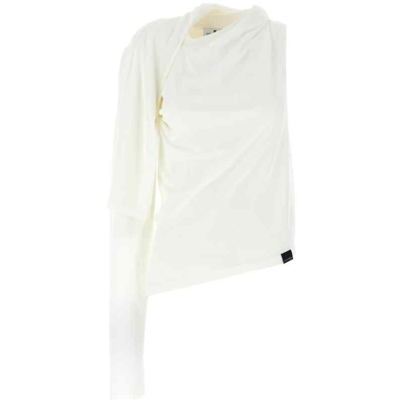 424JTS154JS01750001_01_M_2024-09-11T08-05-04.908Z Courreges Asymetrique Off The Shoulder T-shirt