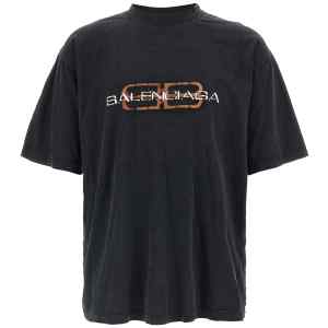 Balenciaga Logo Print T-shirt