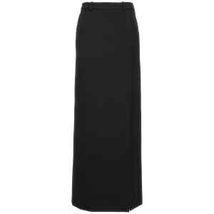 Balenciaga Long Wool Skirt