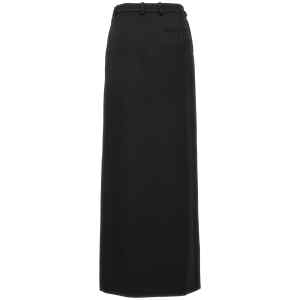 Balenciaga Long Wool Skirt