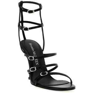 Alexander McQueen Strap Leather Sandals