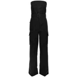 Saint Laurent Cassandre Bustier Jumpsuit