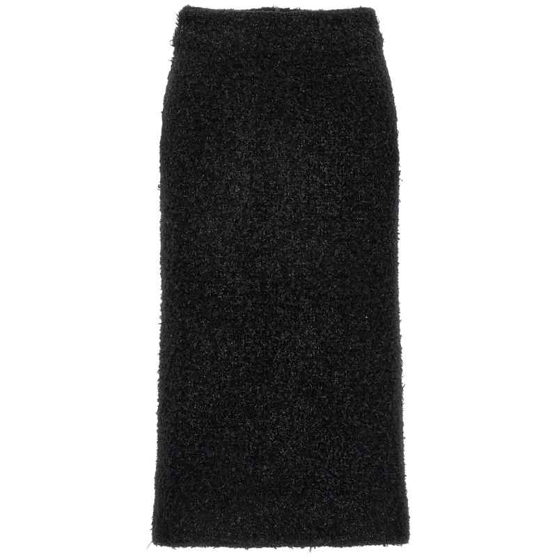 Balenciaga Tweed Midi Skirt