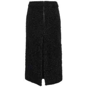 Balenciaga Tweed Midi Skirt