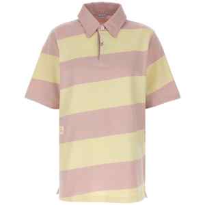 Burberry Logo Striped Polo Shirt