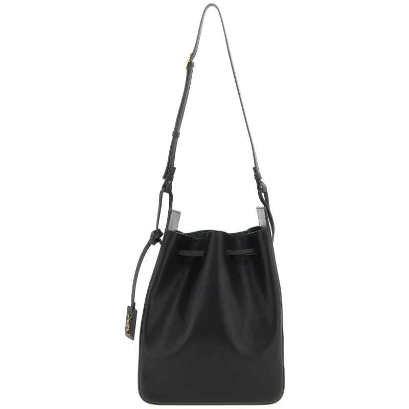 Saint Laurent Large Leather Bucket Bag
