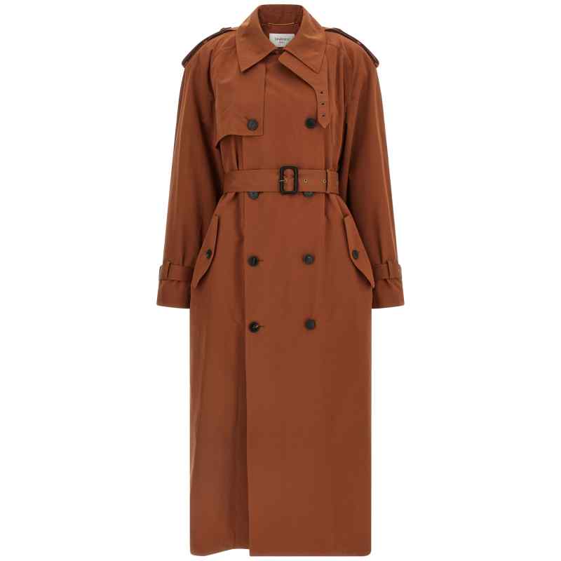 Saint Laurent Double-breasted Trench Coat Saint Laurent Double-breasted Trench Coat