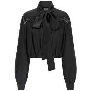 Saint Laurent Lace Silk Shirt