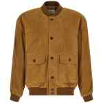 Saint Laurent Suede Bomber Jacket