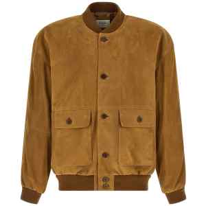 Saint Laurent Suede Bomber Jacket