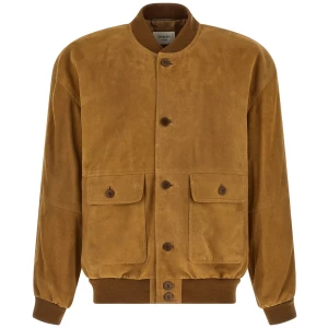 Saint Laurent Suede Bomber Jacket