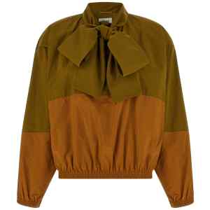 Saint Laurent Color-block Anorak