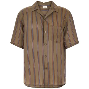 Saint Laurent Cassandre Striped Shirt