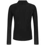 Saint Laurent Pointelle Wool Polo Shirt