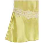 Alberta Ferretti Satin And Lace Top