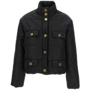 Moschino Logo Button Down Jacket