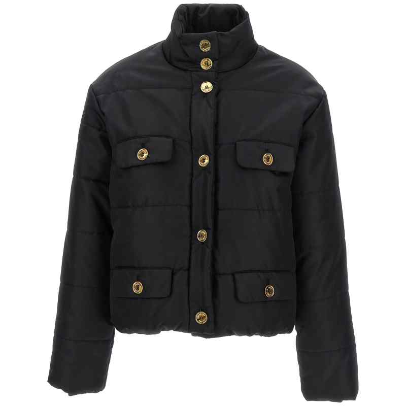 Moschino Logo Button Down Jacket