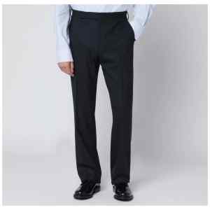 Lardini Blue wool blend trousers