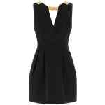 Elisabetta Franchi Metal Plaque Dress