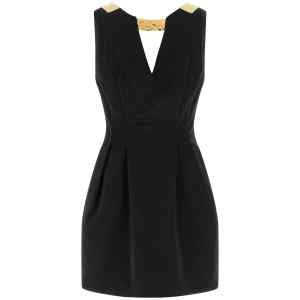 Elisabetta Franchi Metal Plaque Dress