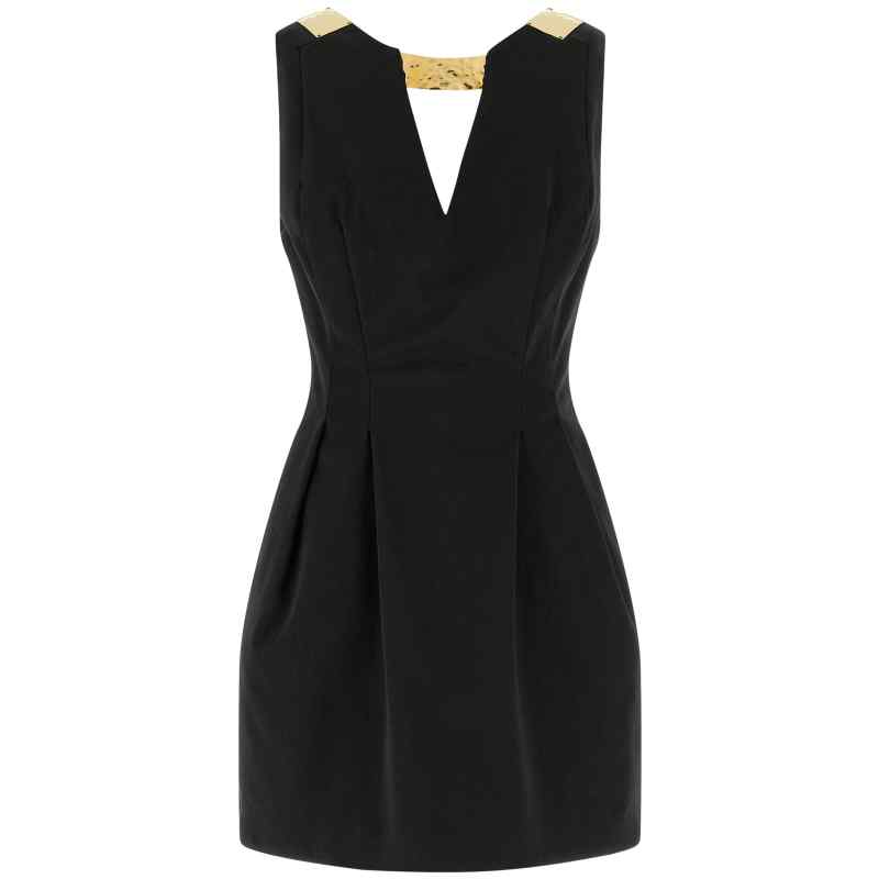 Elisabetta Franchi Metal Plaque Dress