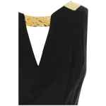 Elisabetta Franchi Metal Plaque Dress