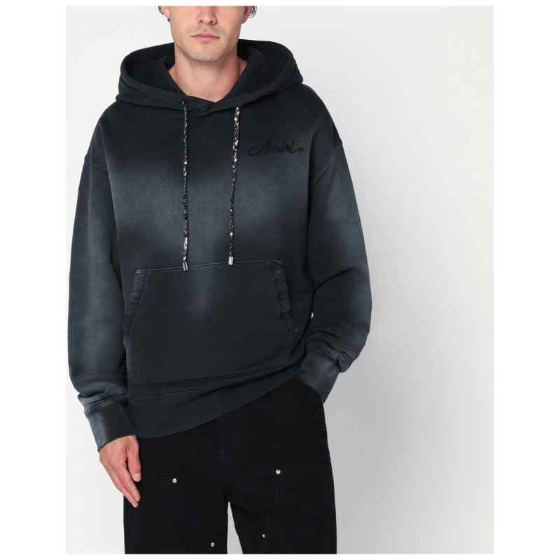 AMIRI Black Bandana Hoodie