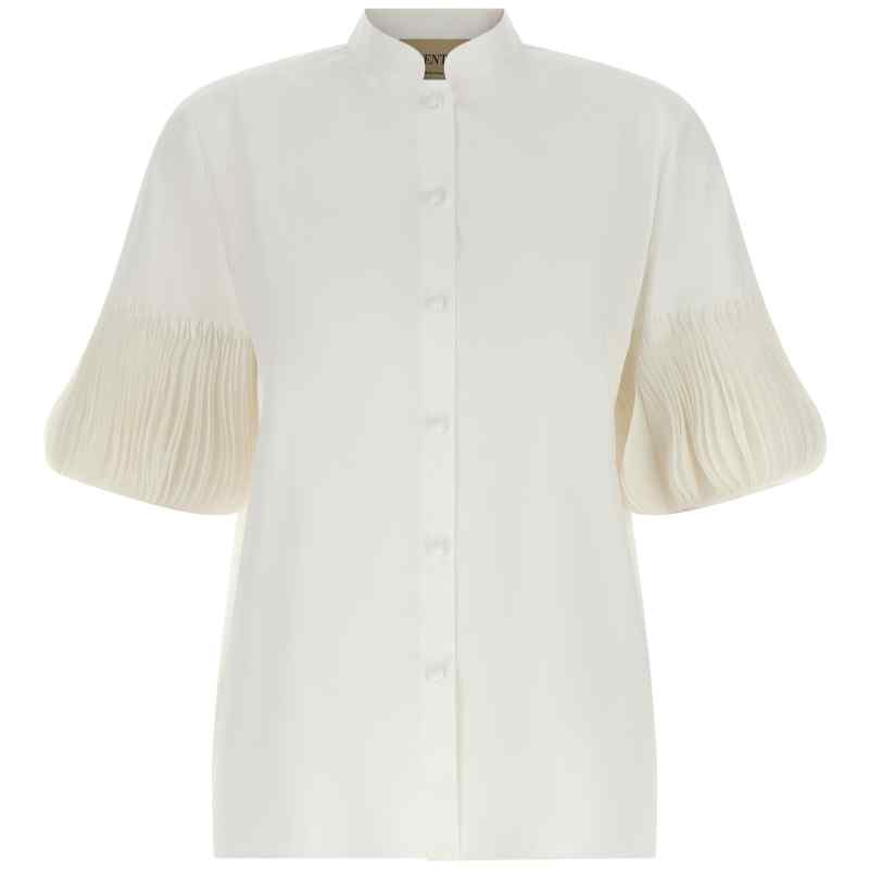 Valentino Garavani Poplin Embroidered Shirt