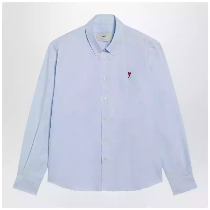 Ami Paris Light blue Ami de Coeur shirt