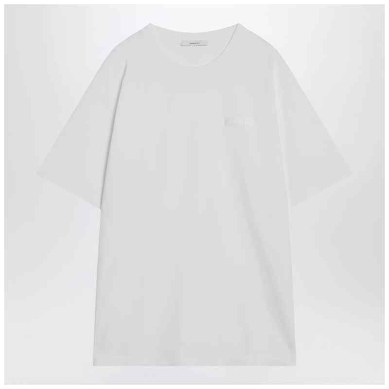 Givenchy White cotton T-shirt with logo patch Givenchy White cotton T-shirt with logo patch