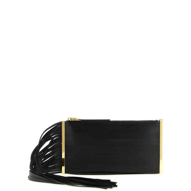 Elisabetta Franchi Fringed Clutch