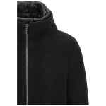 Herno Lamé Thread And Wool Coat