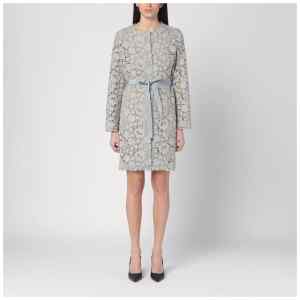 P.A.R.O.S.H. Light grey lace long jacket